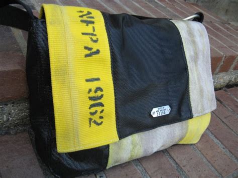 firehose purse|recycled firefighter bags.